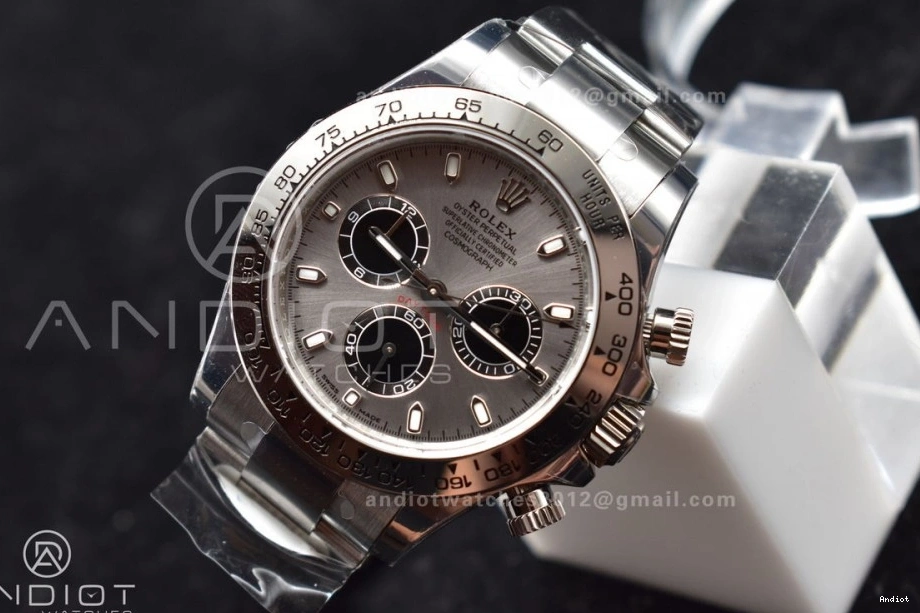 Edition Daytona 1:1 Best 904L Grey 422 Case Bracelet HighQuality SA And BTF SS Dial 116520 0729